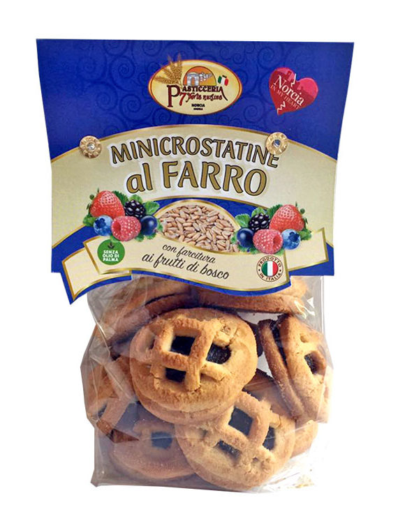 foto minicrostatine-al-farro-frutti-di-bosco